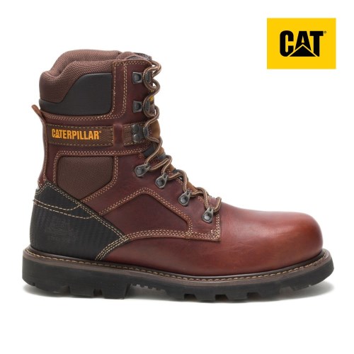 Caterpillar Indiana 2.0 Steel Toe Werkschoenen Heren DonkerBruin (IXQN.NL)